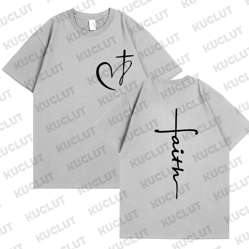 Faith Heart & Cross Tee