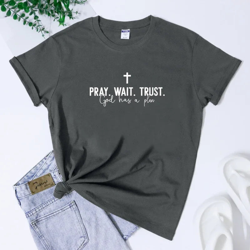 Pray. Wait. Trust. Tee