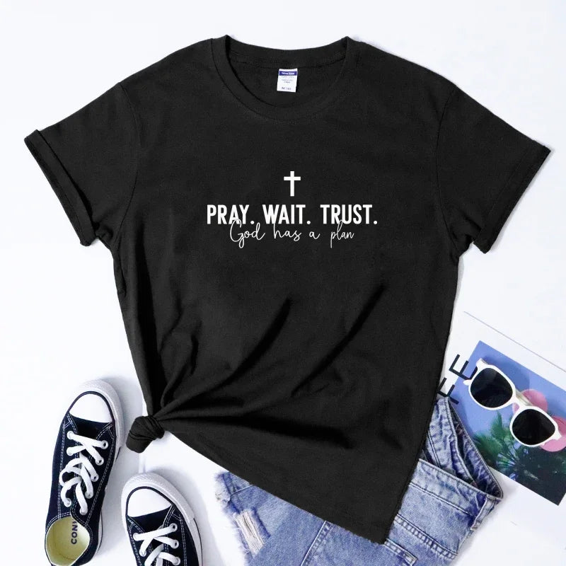 Pray. Wait. Trust. Tee