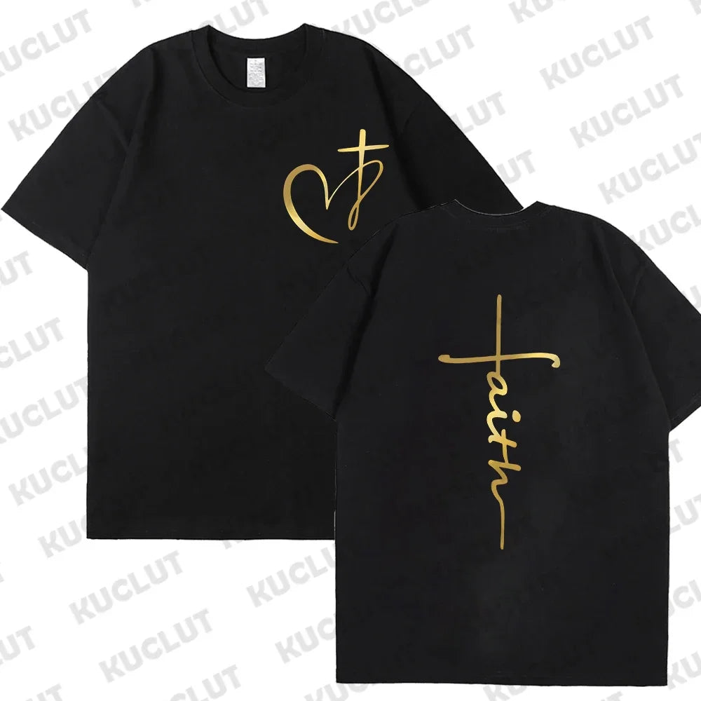 Faith Heart & Cross Tee