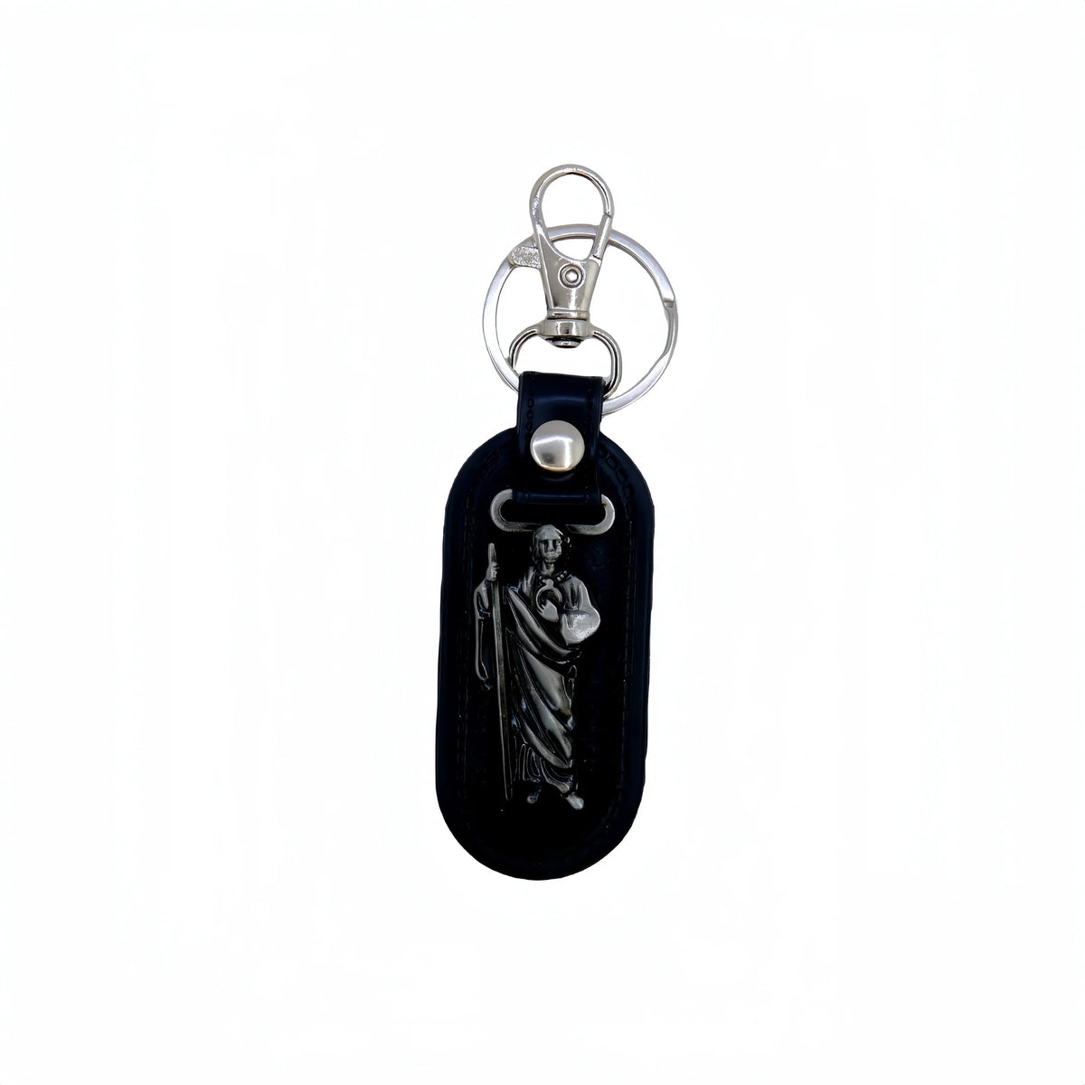 St. Jude Leather Keyring