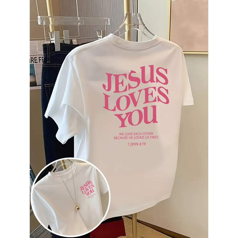 Jesus Loves You Heart Tee