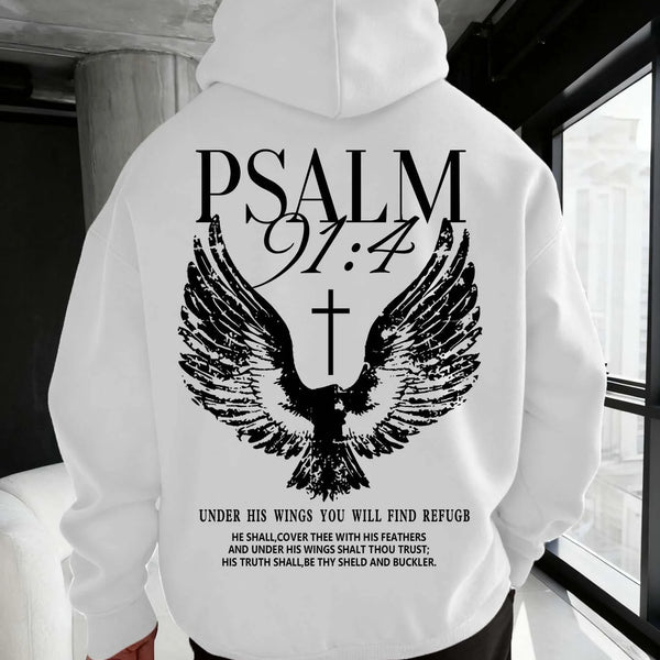 Psalm 91:4 Under His Wings Hoodie
