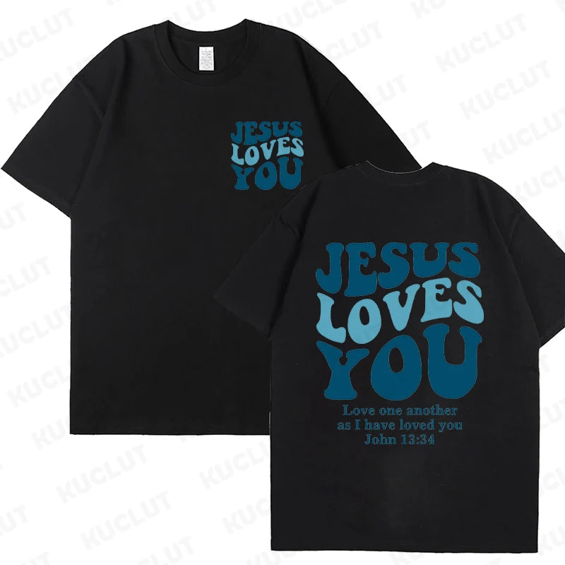 Jesus Loves You Retro Tee