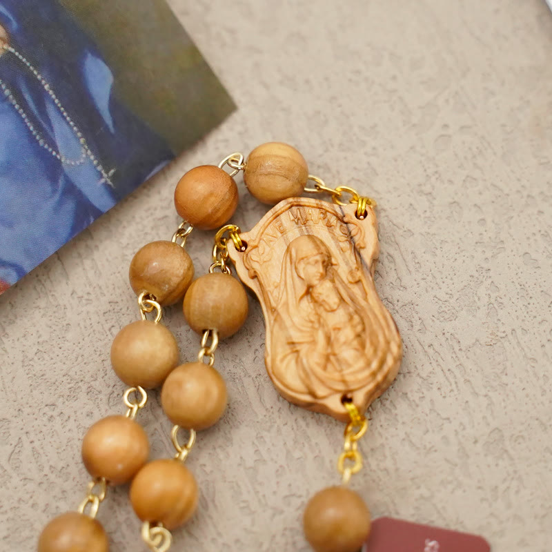 Quality Handmade Olive/Rosewood/Ebony Beads Prayer Rosary