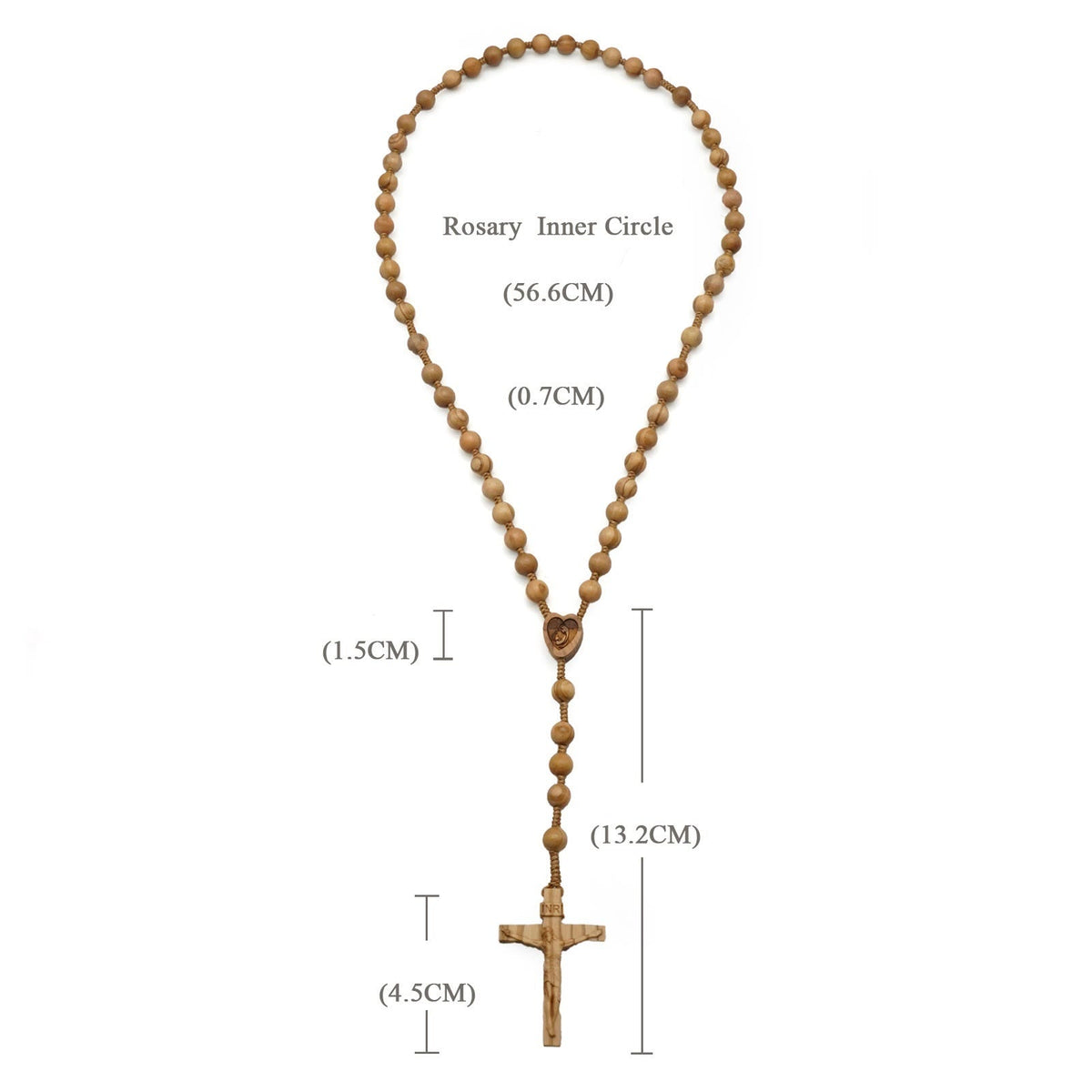 Handmade Olive Wood Quality Praying Rosary