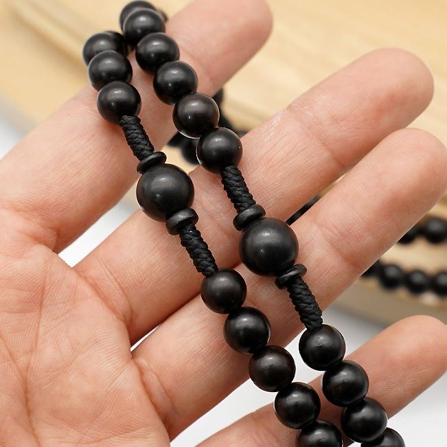 Olive Wood Beads Fifteen Decade Praying Rosary of the Blessed