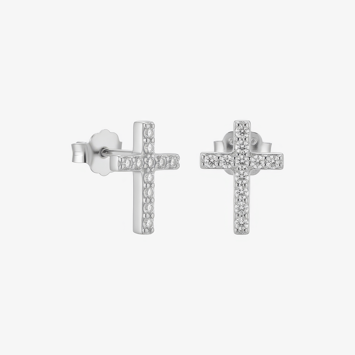 Tiny Cross Studs