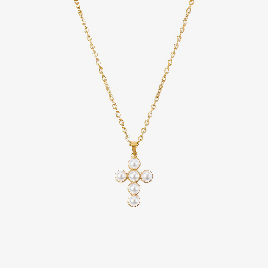 Halo Pearl Necklace
