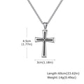 Black Stripe Cross