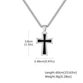 Black Inlay Cross