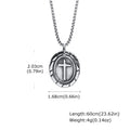 Oval Medallion Cross