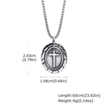 Oval Medallion Cross
